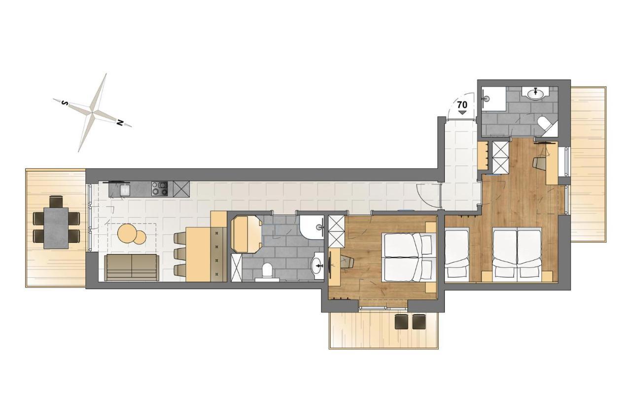 Apart-Hotel Alpinsonnenresidenz Fiss Kültér fotó